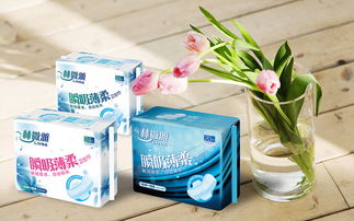 “瞬吸薄柔”衛生巾包裝設計素材 高清模板下載與日用品包裝設計大全